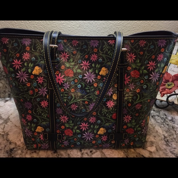🚫SOLD🚫Dooney & Bourke Floral E/W Shopper *RARE* - Picture 2 of 8